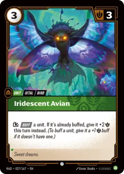 Iridescent Avian RAD-027/167 — Radiance