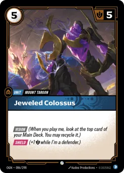 Jeweled Colossus OGN-086/298 — Origins