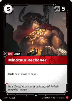 Minotaur Reckoner SFD-014/221 — Spiritforged