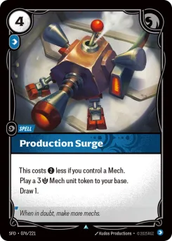 Production Surge SFD-076/221 — Spiritforged