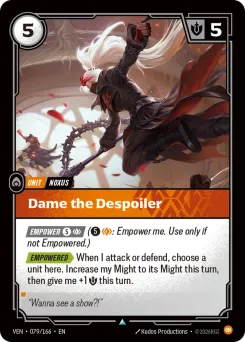Dame the Despoiler VEN-079/166 — Vendetta