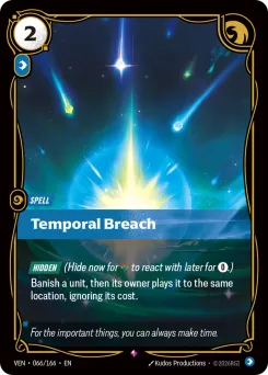 Temporal Breach VEN-066/166 — Vendetta