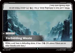 Forbidding Waste UNL-210/219 — Unleashed