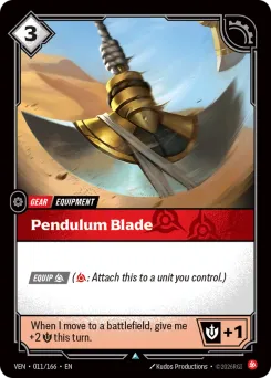 Pendulum Blade VEN-011/166 — Vendetta