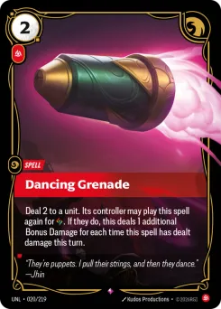 Dancing Grenade UNL-020/219 — Unleashed