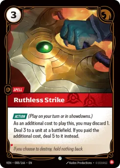 Ruthless Strike VEN-008/166 — Vendetta