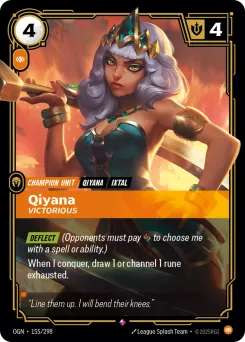Qiyana, Victorious OGN-155/298 — Origins