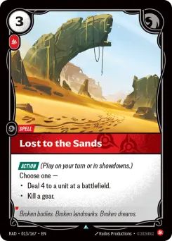 Lost to the Sands RAD-013/167 — Radiance