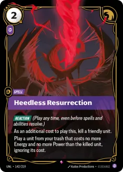 Heedless Resurrection UNL-142/219 — Unleashed