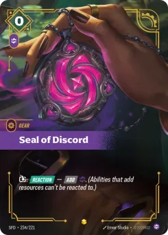 Seal of Discord SFD-234/221 — Spiritforged