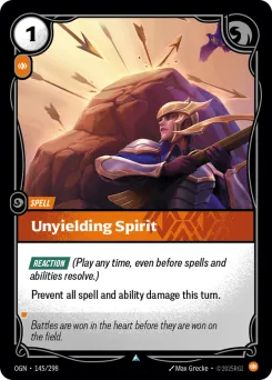 Unyielding Spirit OGN-145/298 — Origins