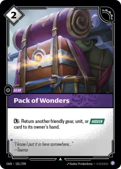 Pack of Wonders OGN-181/298 — Origins