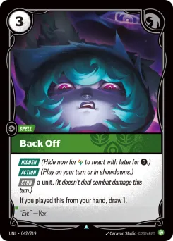 Back Off UNL-042/219 — Unleashed