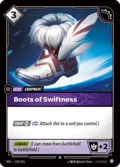 Boots of Swiftness SFD-133/221 — Spiritforged