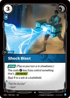 Shock Blast VEN-059/166 — Vendetta