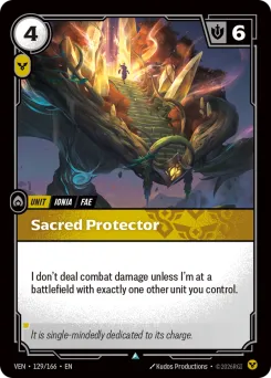 Sacred Protector VEN-129/166 — Vendetta