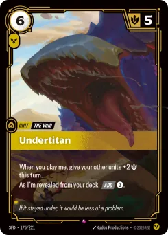 Undertitan SFD-175/221 — Spiritforged