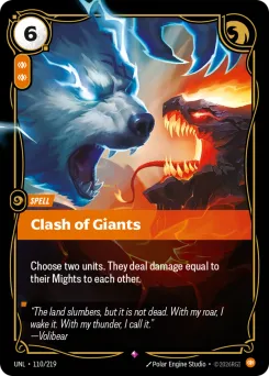 Clash of Giants UNL-110/219 — Unleashed