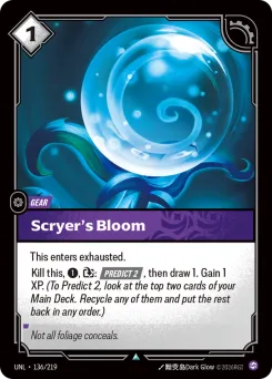 Scryer's Bloom UNL-136/219 — Unleashed