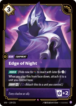 Edge of Night SFD-139/221 — Spiritforged