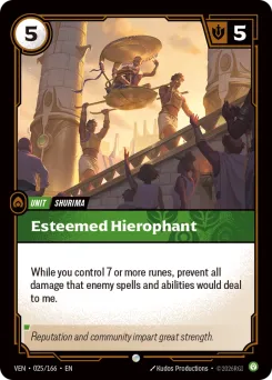 Esteemed Hierophant VEN-025/166 — Vendetta