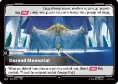 Durand Memorial RAD-161/167 — Radiance