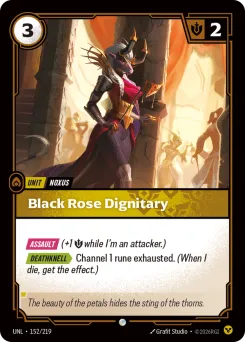 Black Rose Dignitary UNL-152/219 — Unleashed