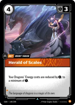Herald of Scales OGN-140/298 — Origins