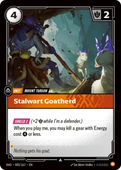 Stalwart Goatherd RAD-083/167 — Radiance