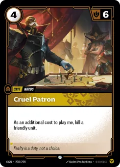Cruel Patron OGN-208/298 — Origins