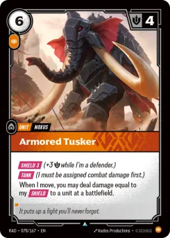 Armored Tusker RAD-078/167 — Radiance