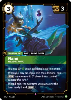 Nami, Headstrong UNL-052/219 — Unleashed