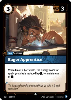 Eager Apprentice OGN-084/298 — Origins