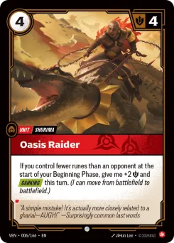 Oasis Raider VEN-006/166 — Vendetta