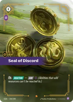 Seal of Discord OGN-204/298 — Origins