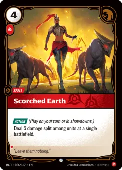 Scorched Earth RAD-006/167 — Radiance