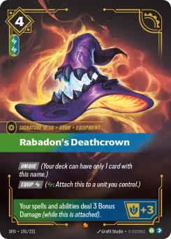 Rabadon's Deathcrown SFD-191/221 — Spiritforged