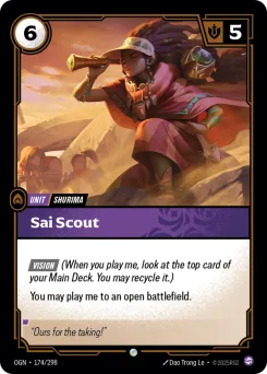 Sai Scout OGN-174/298 — Origins