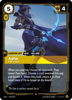 Ashe, Focused UNL-169/219 — Unleashed