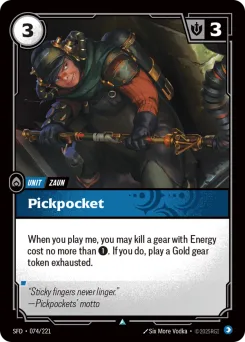 Pickpocket SFD-074/221 — Spiritforged
