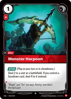 Monster Harpoon UNL-014/219 — Unleashed