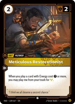 Meticulous Restorationist RAD-120/167 — Radiance
