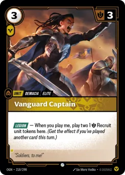 Vanguard Captain OGN-218/298 — Origins