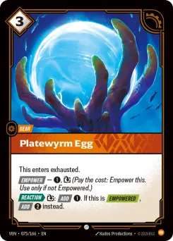 Platewyrm Egg VEN-075/166 — Vendetta
