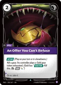 An Offer You Can't Refuse RAD-101/167 — Radiance