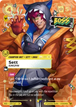 Sett, Kingpin RAD-183/167 — Radiance