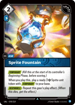 Sprite Fountain UNL-078/219 — Unleashed