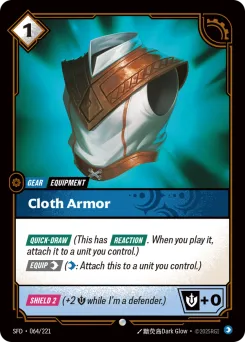 Cloth Armor SFD-064/221 — Spiritforged