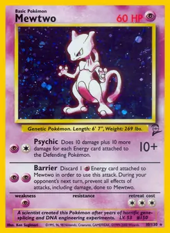Mewtwo 10/130 — Base Set 2