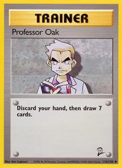 Professor Oak 116/130 — Base Set 2